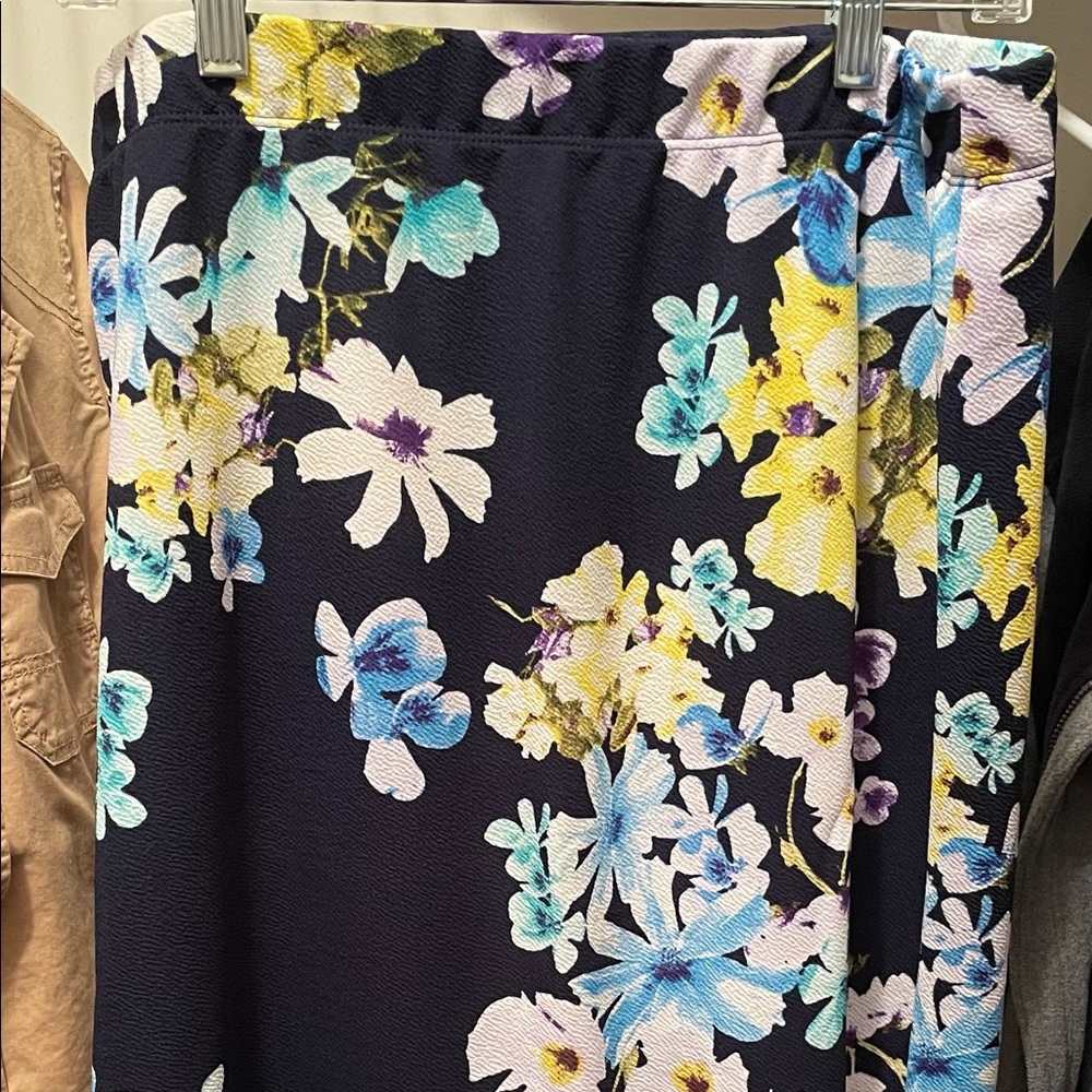 Slinky Floral Skirt